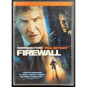 Firewall (DVD, 2006) Harrison Ford, Paul Bettany, Virginia Madsen, Mary Lynn Raj